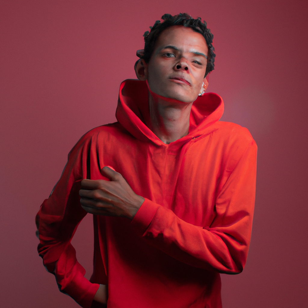 Antes: retrato sin edición con iluminación suave, modelo en estudio de Santiago